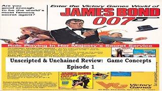 James Bond 007 RPG:  Game Concepts - Episode 1