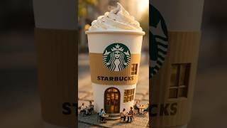 Starbucks Coffee️  #starbucks #coffee #tiny #tinyguys #shorts