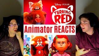 REACTING to *Turning Red* NOT HUGE FANS?? (First Time Watching) Animator Reacts