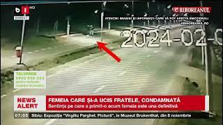 FEMEIA CARE ȘI-A UCIS FRATELE, CONDAMNATĂ_Știri B1TV_8 nov. 2024