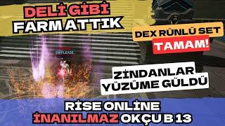 DELİ GİBİ FARM ATTIK | SAATLERCE FARM | ZİNDANDAN BOL BOL DROP! | Rise Online İnanılmaz Okçu 13