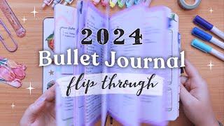 Flipping Through My 2024 Bullet Journal