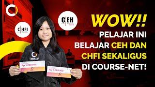 WOW! PELAJAR SWISS GERMAN UNIVERSITY INI BELAJAR CEH DAN CHFI SEKALIGUS DI COURSE-NET!