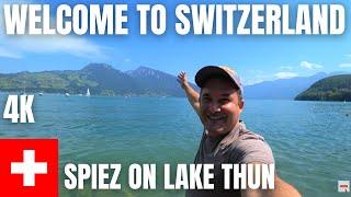 WELCOME TO SWITZERLAND / FIRST VLOG IN THE SWITZERLAND SERIES / SPIEZ AT LAKE THUN