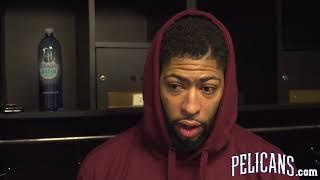 Anthony Davis Postgame: "We're doing it with our defense" - 2/28/18