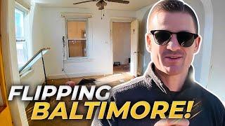 FLIPPING A HOUSE In Baltimore Maryland: Part 1 | Start To Finish Real Estate Project In Baltimore MD