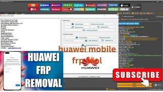 Huawei Free Tool 2024 FRP Bypass All Cpu Qualcomm,Kirin, One Click Reset User Lock