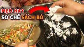 Hé Lộ Cách Làm Đặc Biệt Giúp Sách Bò Giòn Ngon Không Hôi #sachbo