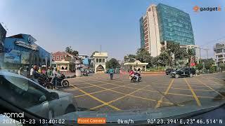 70Mai A810 4K Dash Camera Sample Video  Day And Night Footage | 70Mai Bangladesh | Gadgetz