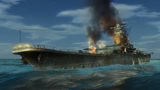 Battleship IJN Yamato sunk by a US Submarine Silent hunter 4