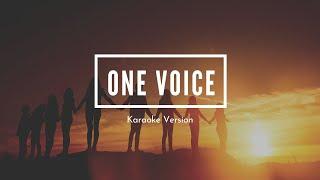 One Voice - Hosanna Integrity | Piano Accompaniment | Karaoke | Official Sound Track