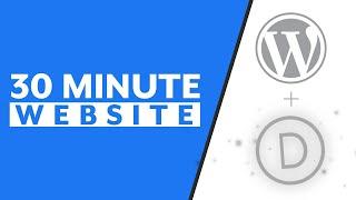 How To Make A Divi Website In 30 Minutes - Simple