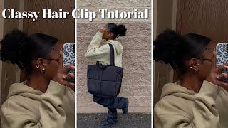 detailed IT GIRL hair clip tutorial | black girl friendly