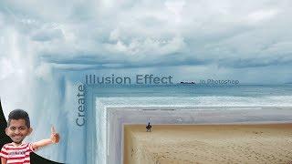 Create Illusion Effect in Photoshop | Photoshop Tutorial | Photoshop Vibes