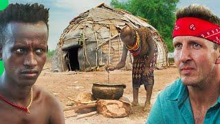 Surviving 24 Hours with Africa's Toughest Tribe!!