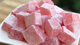 Authentic Turkish delight recipe || lokum recipe