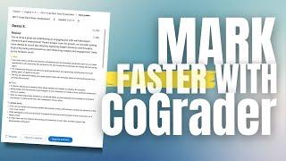 Save Time Grading Student Work with CoGrader AI