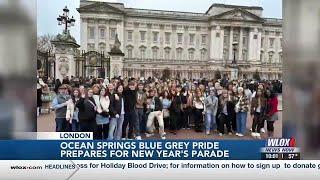 Ocean Springs Blue Grey Pride arrives in London for New Year's Day Parade