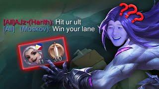 Revenge toxicity triggered this Harith in Mobile Legends solo rank