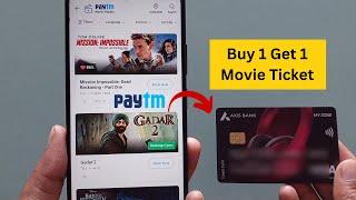 Paytm Buy1 Get 1 FREE  Movie Tickets Booking कैसे बुकिंग करते है |By Axis MYZONE Credit Card