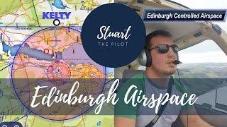 How to TRANSIT CONTROLLED AIRSPACE | VFR | PA28 | Edinburgh | Full ATC Radio Procedures