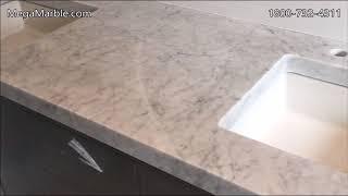 Carrara White 3cm Marble Countertop