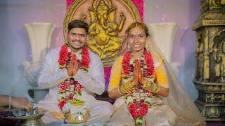 KALYANAM KAMANEEYAM SONG 4K | AKSHAYA & VAMSHI KRISHNA | WEDDING VIDEO | #love #southindianwedding