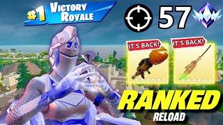 RANKED OG Fortnite Reload | High Kill Gameplay | Keyboard And Mouse | 57 Kills