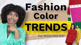 Fashion COLOR Trends Fall/Winter 2022 - 2023 | Pantone Colors of the Season