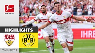 Difference in class! VfB with statement | VfB Stuttgart - Borussia Dortmund 5-1 | Highlights | MD 4