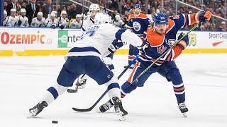 The Cult of Hockey's "Maturing Oilers hold back Lightning" podcast