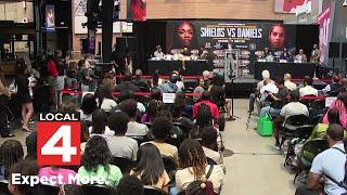 Claressa Shields vs. Lani Daniels pre-fight press conference in Detroit