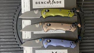 Benchmade 290BK, 290BK-1,290BK-2 Full Immunity Knives (Crater Blue, Flat Dark Earth, Woodland Green)