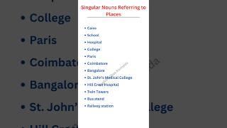 Learn Singular Nous | English Grammar | English With Kannada | English Speaking Practice