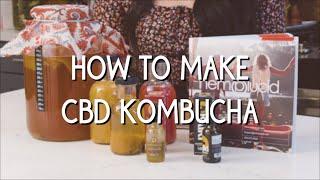 Homemade CBD Kombucha