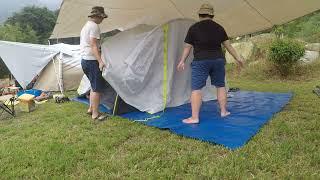 Core 全罩型六人圓頂帳篷完整搭建/好市多帳篷/露營/Core 6 Person Lighted Dome Tent