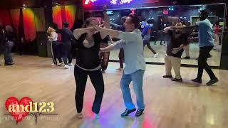 Chris & Taryn Latin Hustle Class Demo, Imperial Ballroom, NYC, 11/20/2024 (pt2) #dance #hustledance