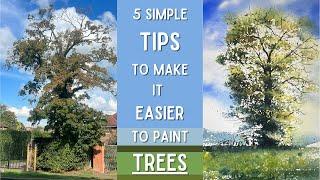 5 Tips To Help Make Painting Trees Easier For Beginners