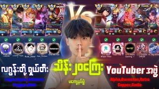 နာမည်ကြီး YouTuber တွေရဲ့ သိန်း၂၀ကျော် မကျေနပ်ပွဲ..️