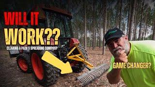 Kioti RX6620 Tractor ROCKS With New Rock Rake!