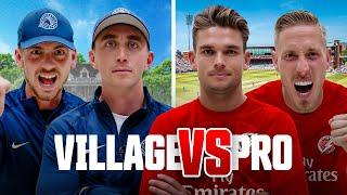 VILLAGE CRICKETERS vs 90MPH BOWLER & MYSTERY SPINNER | Can we survive an over?