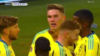 Viktor Gyokeres Goals Hat trick, Sweden vs Azerbaijan (6-0), All Goals Results/Extended Highlights