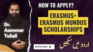 Erasmus+ and EMJMD Scholarships for Master Degree and Everything about application #codanics