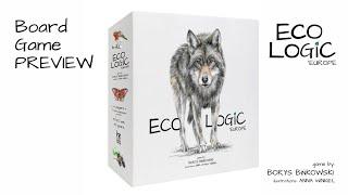 EcoLogic board game preview Borys Bińkowski (GF)