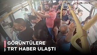 Metrobüs kazası araç içi kamerasında