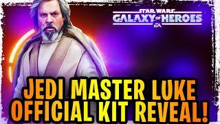 OFFICIAL JEDI MASTER LUKE SKYWALKER KIT REVEAL! The Ultimate Tank of SWGoH!
