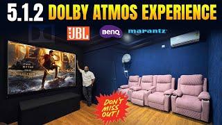 5.1.2 Home Theatre Experience | JBL | Marantz Receiver | Benq Projector | AV Box India