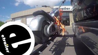 etrailer | Ultra-Fab Motorcycle Carrier with Ramp Test Course