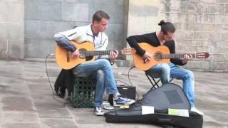 Barcelona street music , Pharaon Spanish Guitar