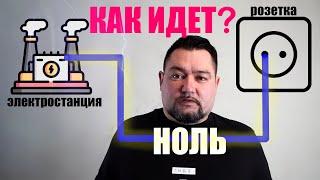 Как в дома приходит НУЛЕВОЙ проводник? Отследили путь от электростанции к розетке! #энерголикбез